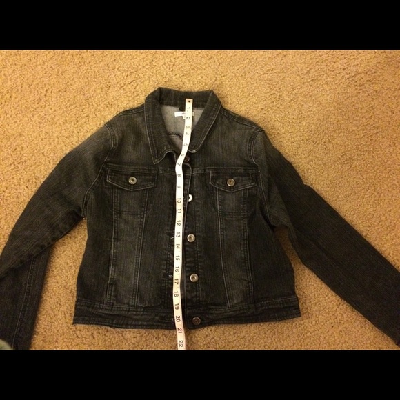 ❤️4 for $10❤️Valley girl Dark Blue Jean Jacket - Picture 7 of 8